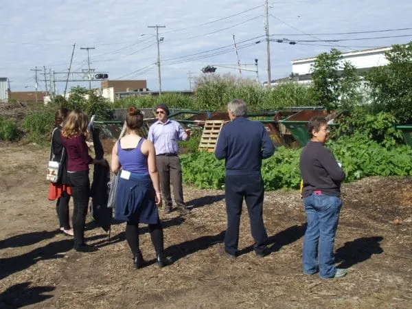 In the afternoon, a walking tour was offered as a breakout session option.