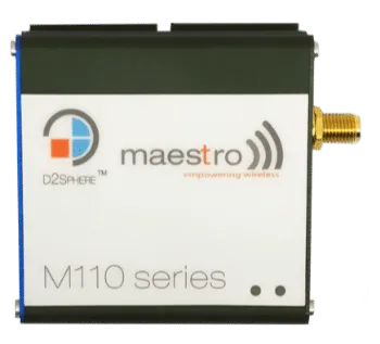 Los módems de la serie M110 ofrecen dos E/S versátiles, de 2 o 3 vías, según el modelo que seleccione.