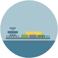 Animación de Service Icon Freight Forwarding Logistics